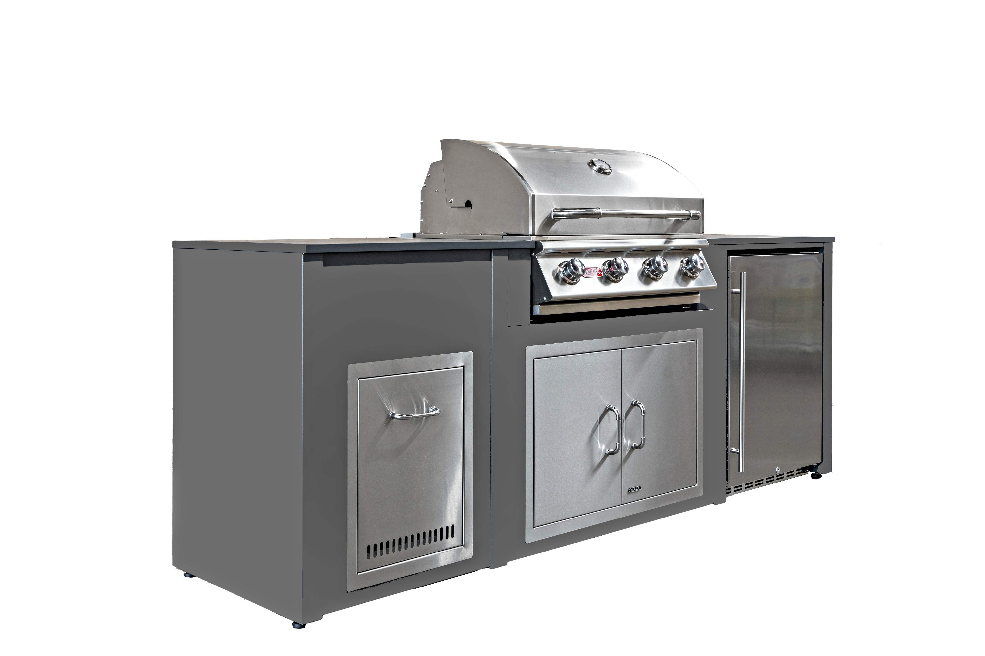 BullBBQUrbanOutdoorKitchenSandstoneGrey
