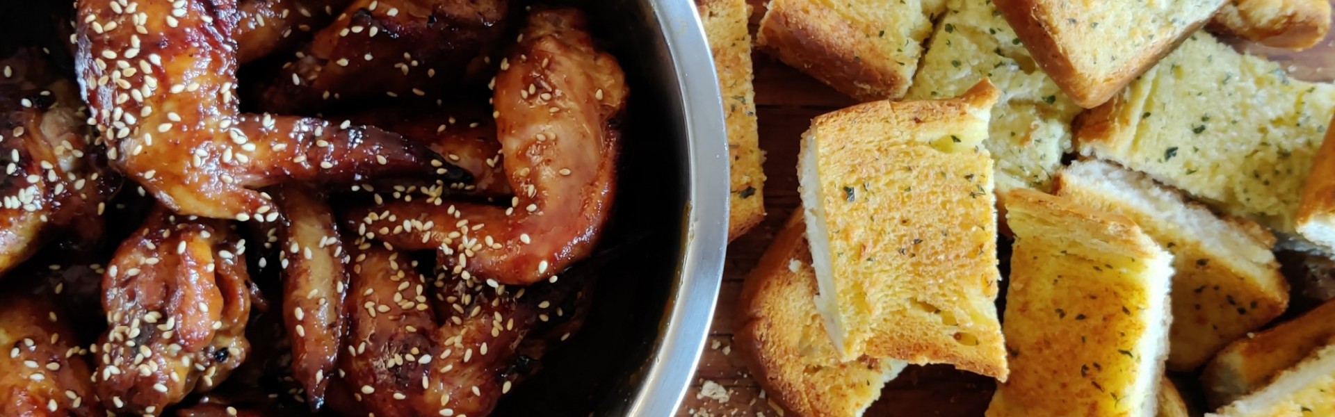 Hot and Fast kettle Asian style chicken wings