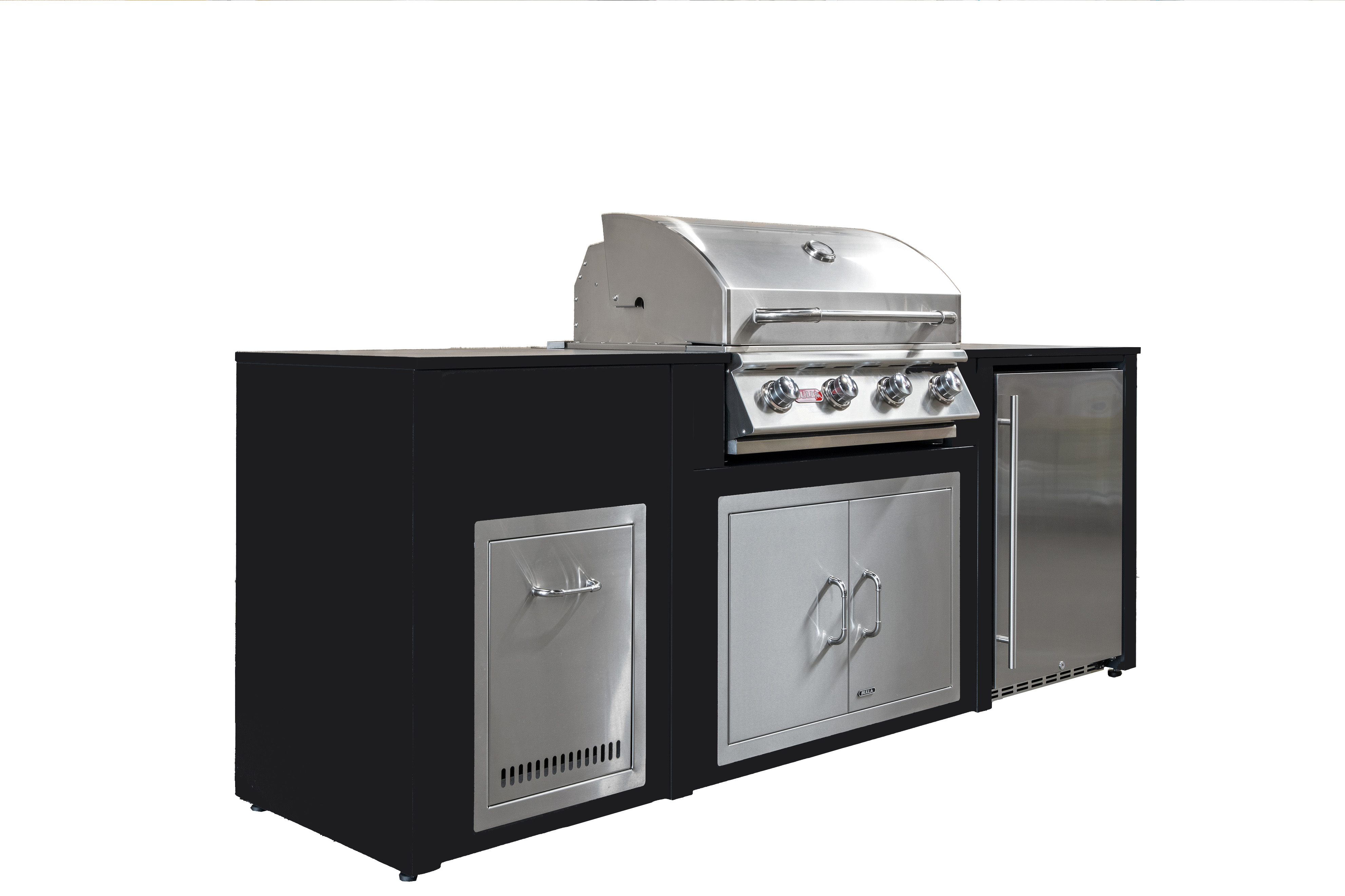 BullBBQUrbanOutdoorKitchenBlack