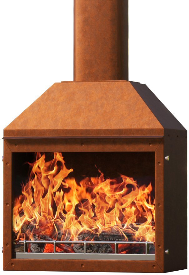 ZaraFreestandingOutdoorFireplacebyYunca