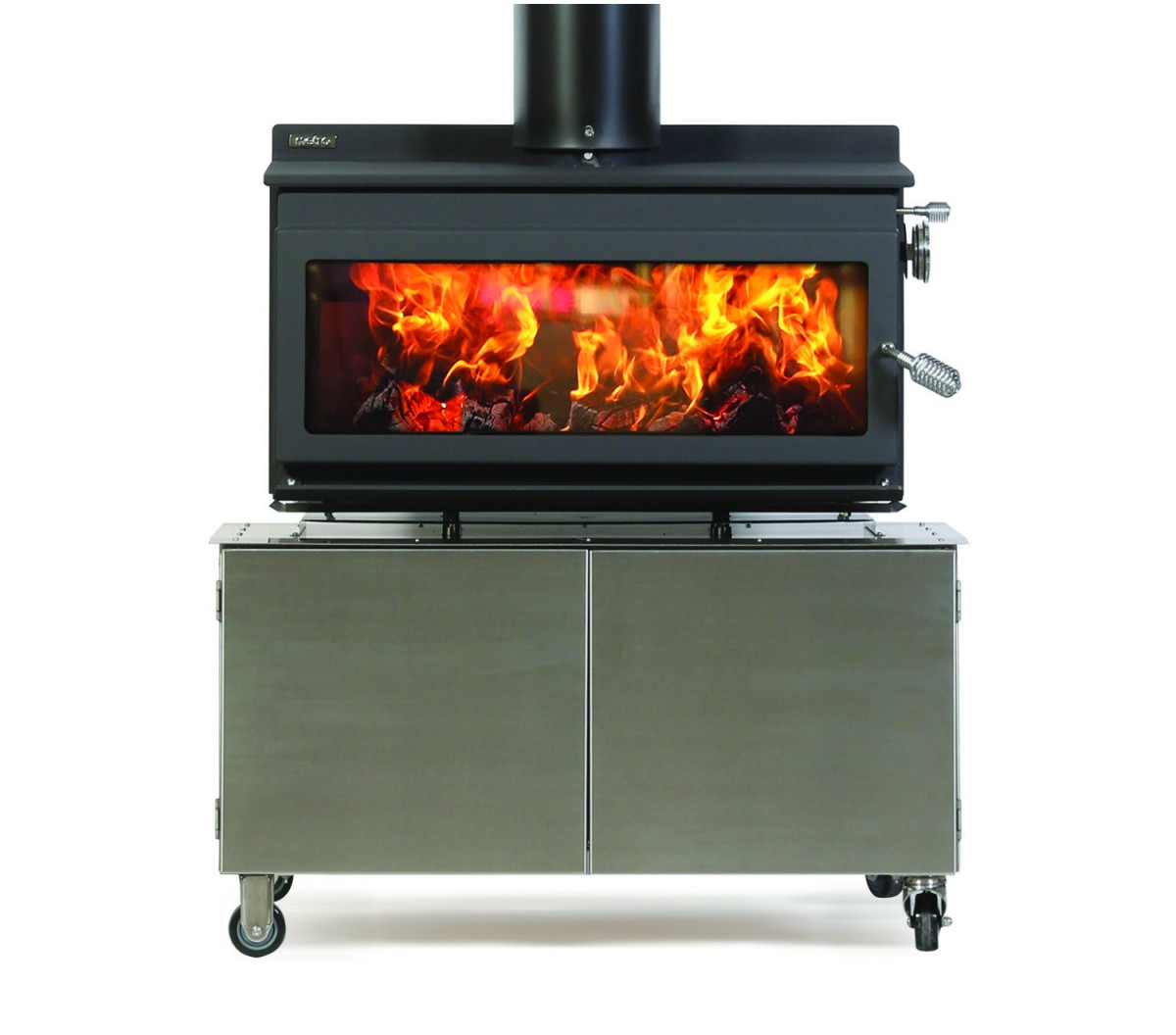 Outdoor850BFireplaceOveninclTrolley